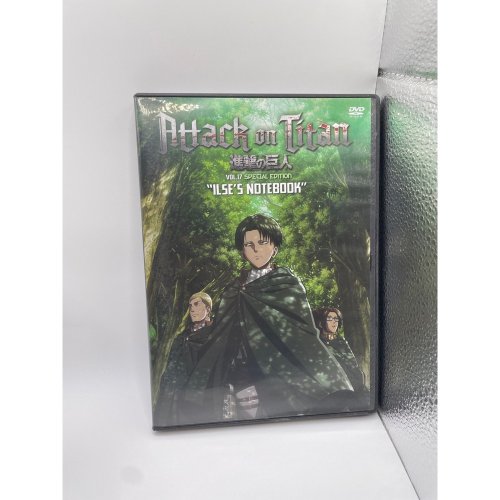 Attack on‎ Titan Vol 17 Special Edition Ilses Notebook DVD Anime